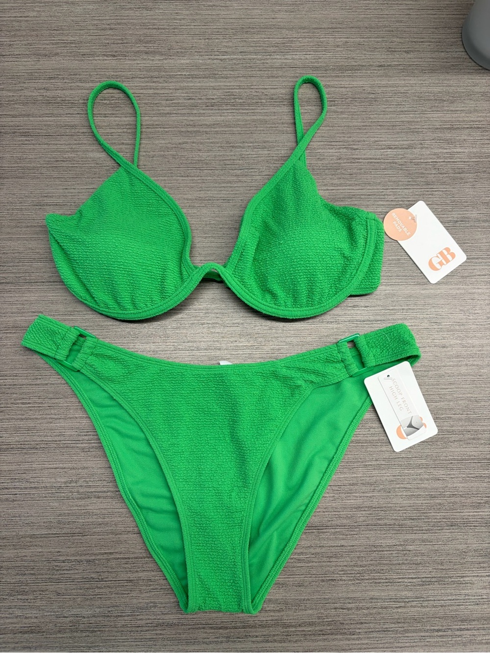 Dillards Green Bikini